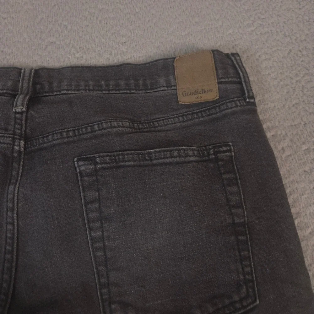 Goodfellow & Co Jeans Mens 38x30 Black Slim Total Flex Stretch Denim Skinny Leg